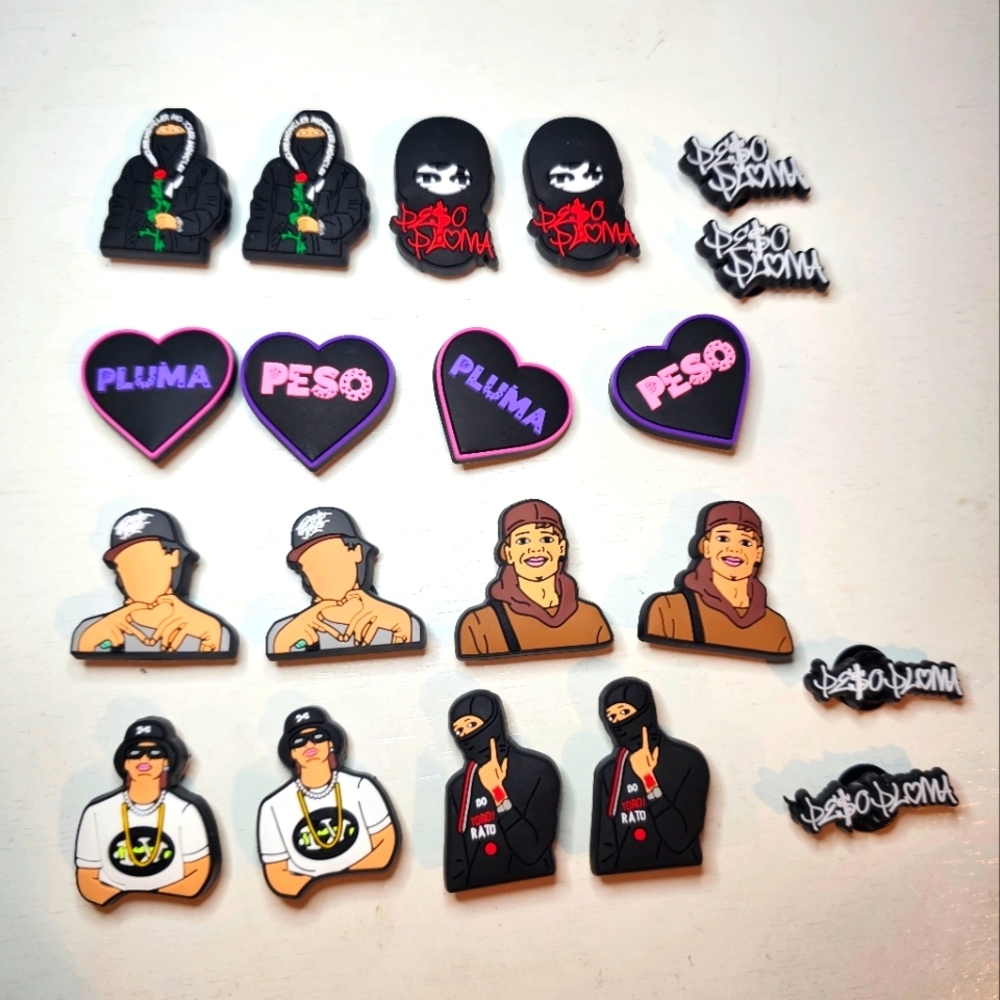 Peso Pluma Croc Charms